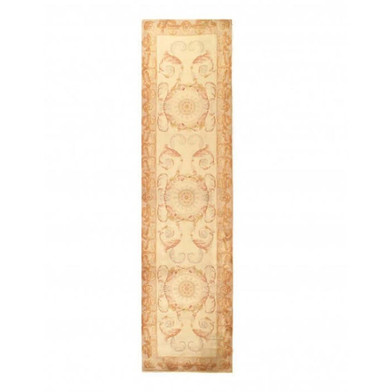 Tapis beige unique de 10 pi x 2 pi 7 po
