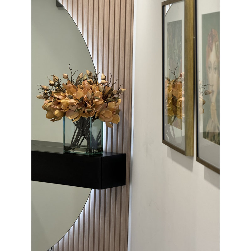 Magnolia Arrangement in Vase, Orange