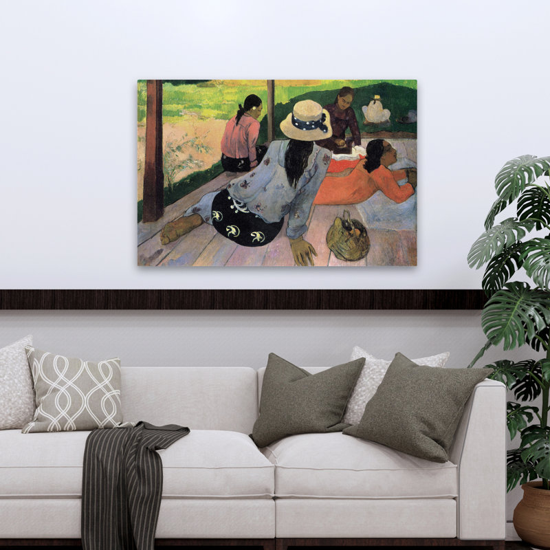 La Siesta - musée figuratif d'art post-impressionniste, H 32 po x l 48 po