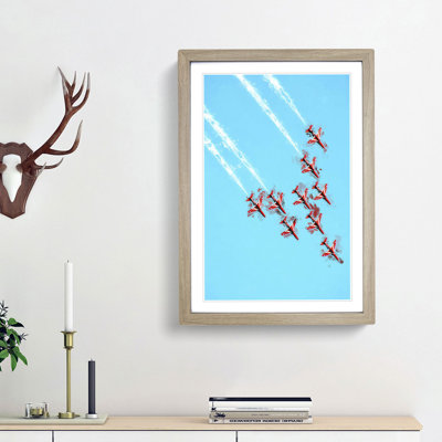 Fighter Jet Air show - Framed Print