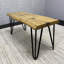Dining Table(75cm) with 2 Grey Velvet Chairs and 1 Bench Set-1420131244
