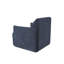 Fauteuil pivotant bleu 360 ° Evalina-106743343