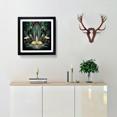 River Deco - Single Picture Frame Print on Wood