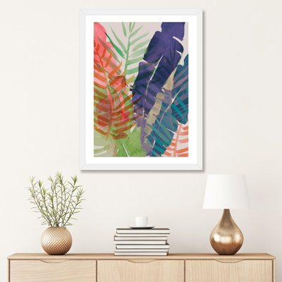 " Electric Palms I " Watercolor Painting
