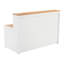 Buariki Rectangle Synthetic Laminate Reception Desk-1375435512