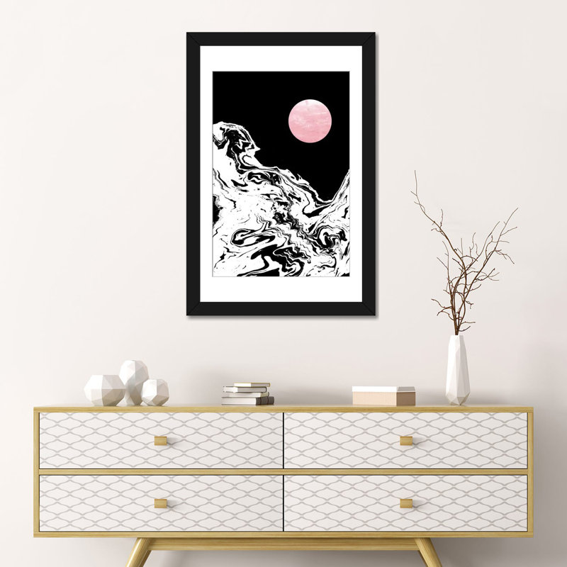 « taria », reproduction d’art sur toile, Papier d'art encadré noir, H 32 po x l 24 po x P 1 po