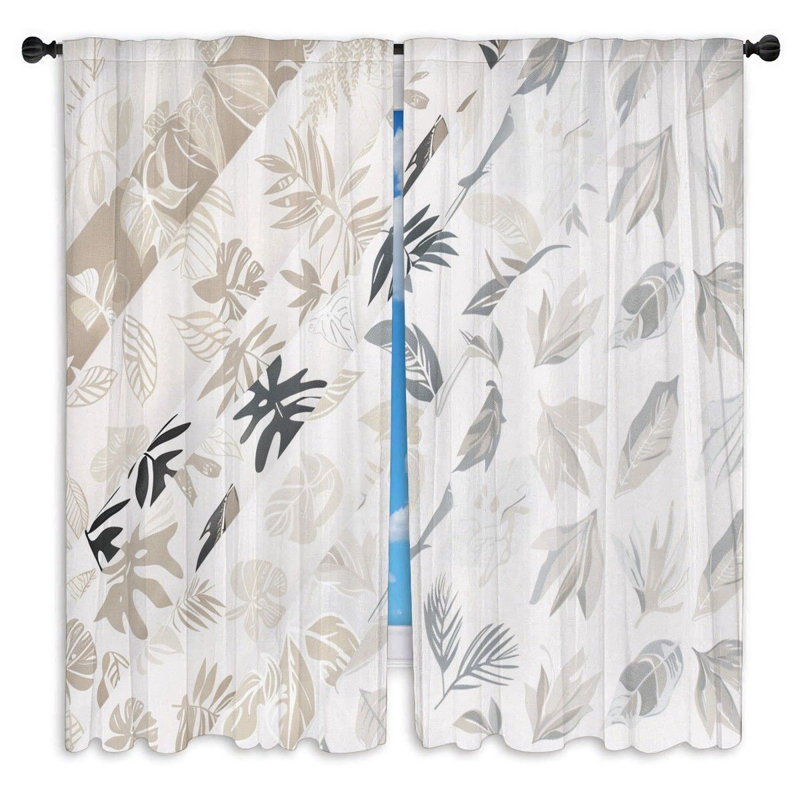 Paire de rideaux obscurcissant en polyester Stajka, L 20 po x L 52 po
