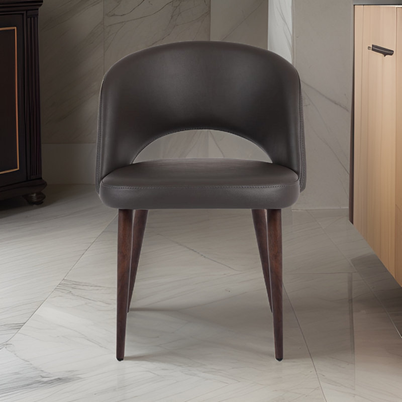 Chaise d'appoint en polyuréthane, Gris