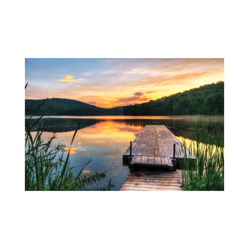 Fishing Spot - Print on Canvas, Wrapped Canvas, 66.04 cm H x 45.72 cm W x 1.91 cm D