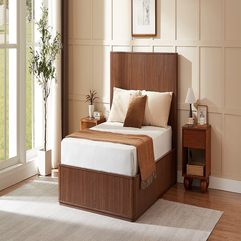 Queen Bed Frame (Walnut)