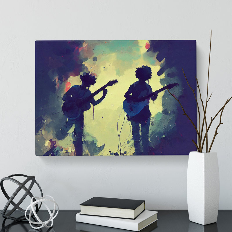 Guitar Rock Band Vol.2 - Wrapped Canvas, 35cm H x 50cm W x 3cm D