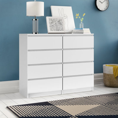 Helen 120cm W 8 - Drawer Chest of Drawers