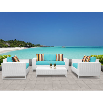 Ensemble modulaire gauche/droite avec coussins miami