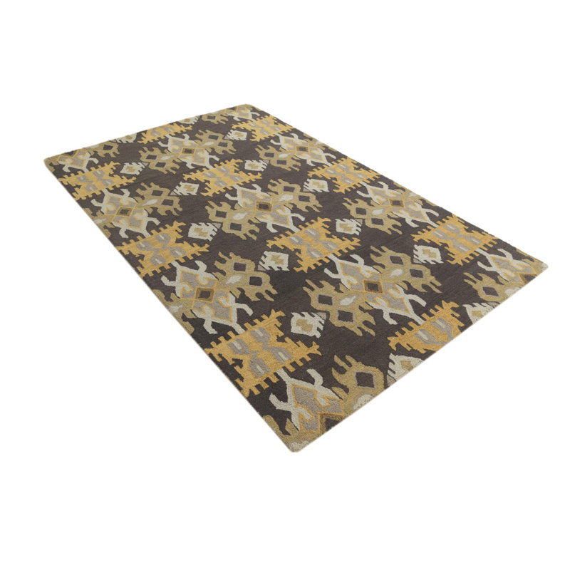 Tapis noir Otto
