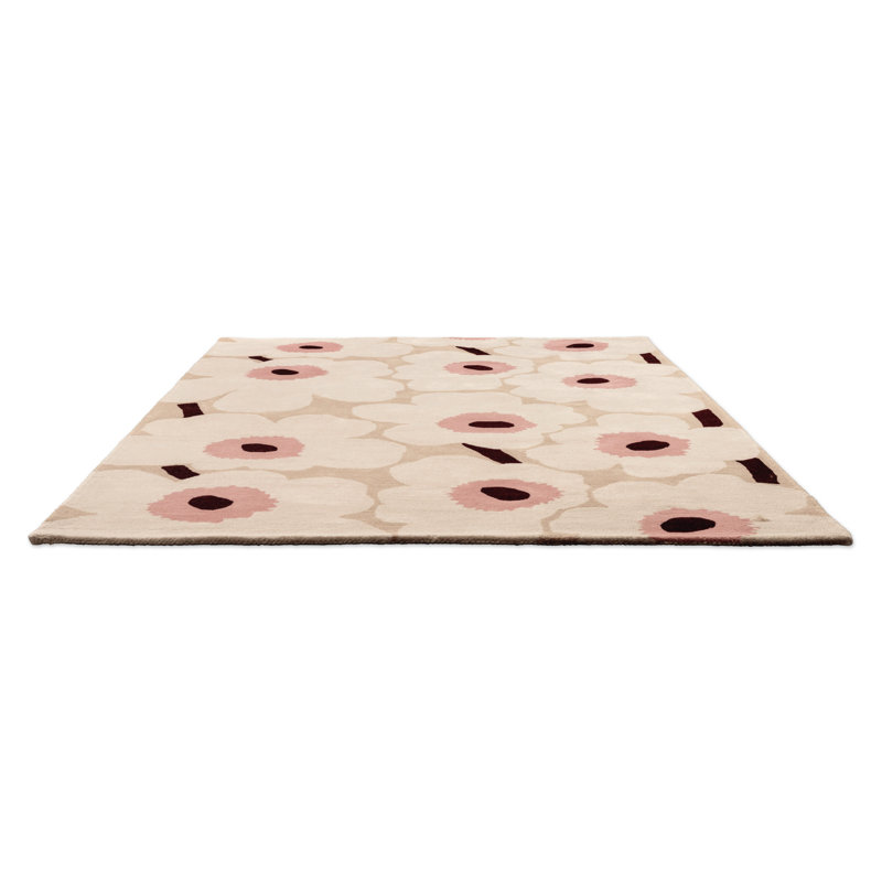 Unikko Honey | 132406, Beige/Pink, Rectangle 6'7" x 9'2"