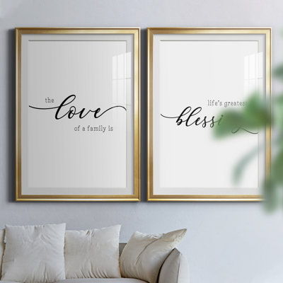 «Love of a Family» - ensemble de 2 reproductions