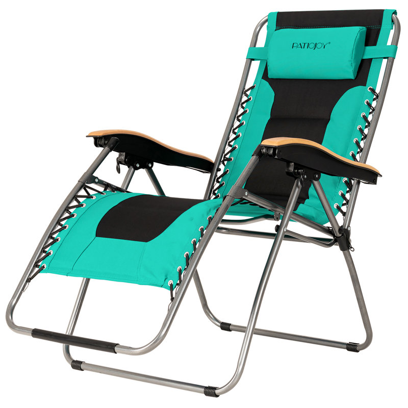 Chaise pliante zéro gravité, Turquoise