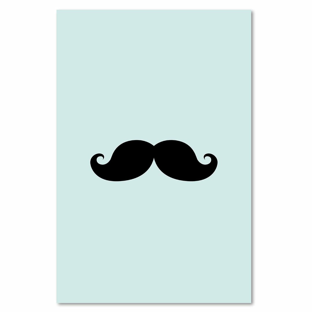 Leinwandbild Mustache