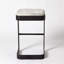 Upholstered Bar Stool with Metal Frame