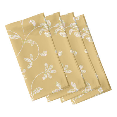 Aspacio Polyester Floral Square Napkin
