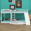Lit superposé en L spacieux avec glissière et échelle, structure en métal durable, parfait pour un usage familial-193556127-193556098