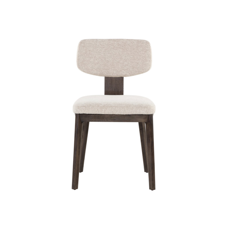 Rickett Upholstered Dining Chair, Dark Brown