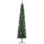 Arbre de Noël 9,5 pi avec branches réalistes, sapin de Noël, pommes de pin et base en métal