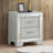 Elegant Silver Champagne Accent Table