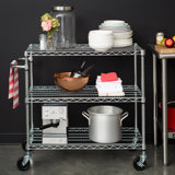 35.75'' H x 40'' W Utility Cart with Wheels