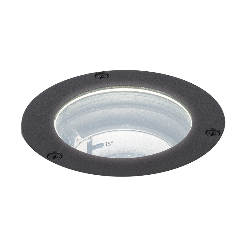 LED Well Light, Bronze on Aluminum, 2700K
