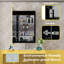 Pharmacie à DEL H 24 po avec miroir, gradateur, prises et USB, montage encastré et en surface, pivotant à gauche-740094112-740064733