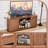 62" TV Stand with Tambour Door-1878368762
