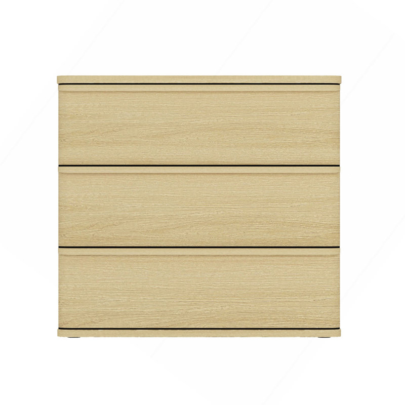 Molly 26" Nightstand In Natural Oak (3-Drawer)