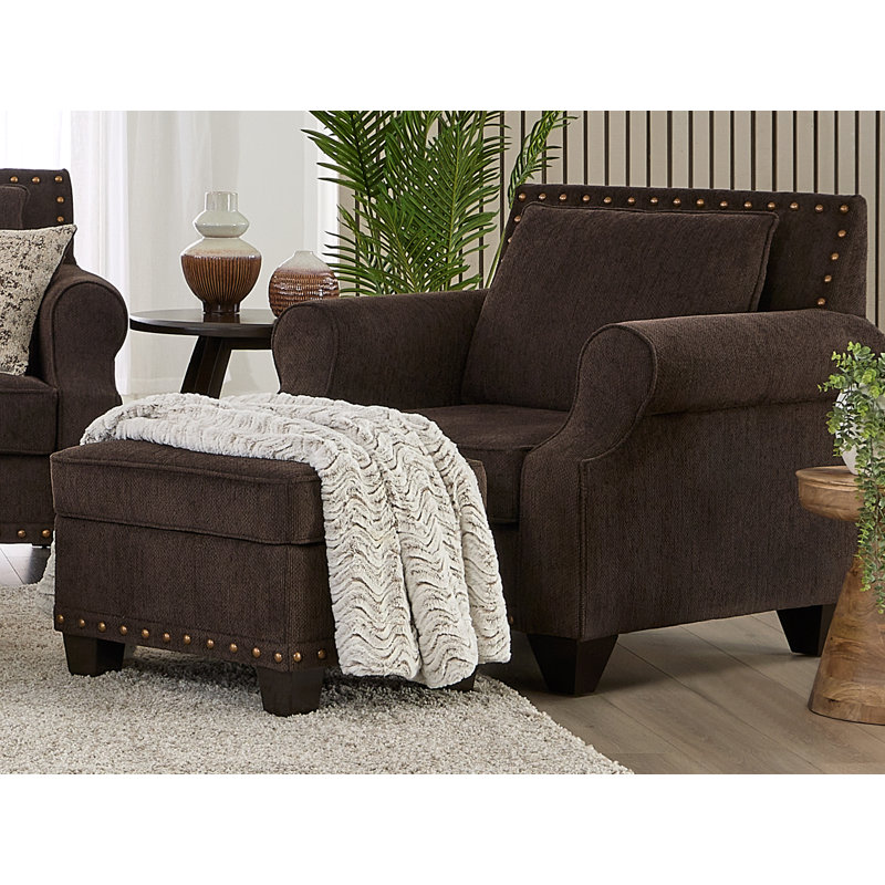 Repose-pieds Hughes Furniture 24825, Largo Carob, Largo Carob