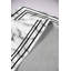 Tapis de couloir élégant, 2,6 x 4,9 pieds, 100% polyester, 650 g / m² | Antibactérien, antidérapant en PVC sous le dessous, d'une hauteur de poils de 0,3 po | Lavable à la machine, impression numérique 3D, parfaite pour tout vestibule ou espace de vie-997086073