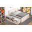 Lit plateforme en bois avec lit gigogne escamotable-1966857531-1966857530