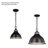 Laquane 1 - Light New Bronze And Distressed Ash With Light Silver Inner Single Pendant-1108980066