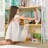Delta Children MySize Dollhouse - Large 3-Story Dollhouse With 7 Rooms Includes 12 Accessories