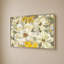 «Scattered Spring Petals Yellow Grey» par Silvia Vassileva, impression sur toile-1249649920-1249649937