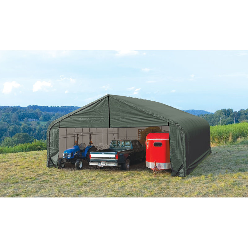 28' Ft. W x 28' Ft. D Garage, Grey