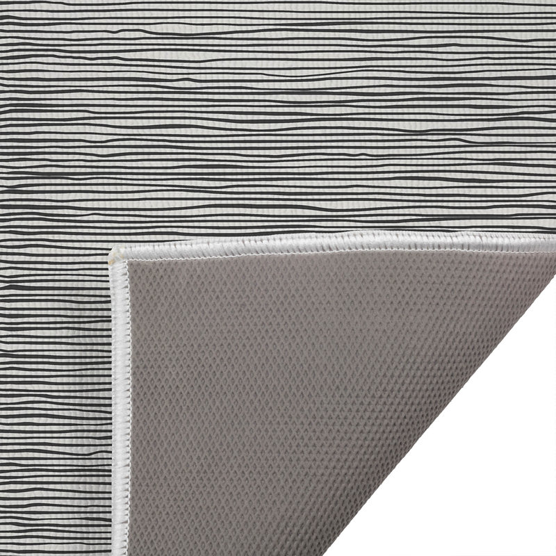 Tapis de toilette rectangulaire absorbant et antidérapant Tess
