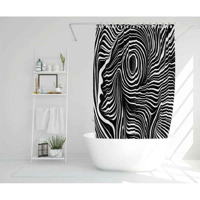 Eliza-Lilly 13 Piece Polyester Shower Curtain Set