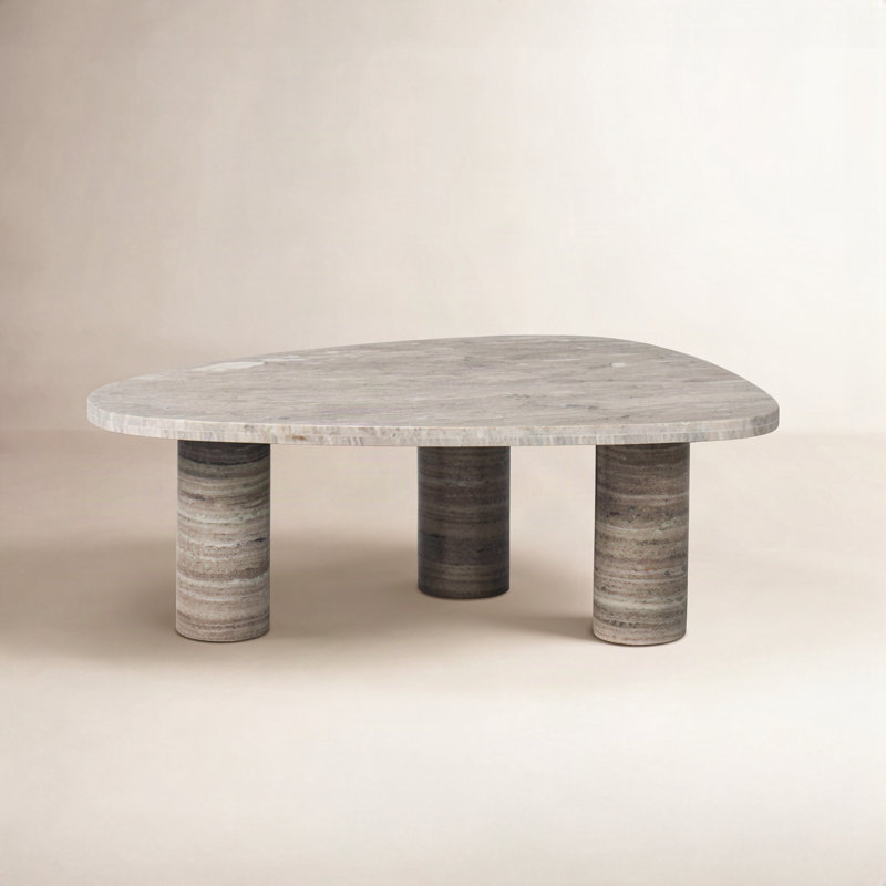 Zion Marble Coffee Table, Brown
