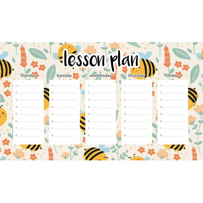 Magnetic Lesson Plan Happy Bees