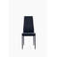 Chaise d'appoint rembourrée en cuir Keilly