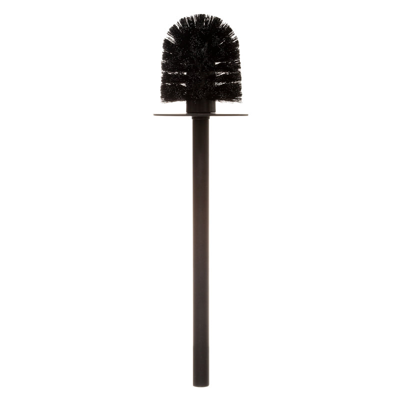 Modern Toilet Brush and Holder, Black