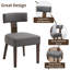 Chaise d'appoint à dossier bas en tissu Ligeia-1831981306-1862742345