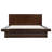 Tokyo Wood Eastern King LED Panel Bed