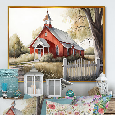 Monochome jaune et gris Farm V - Barn Farm Ranch, impressions sur toile