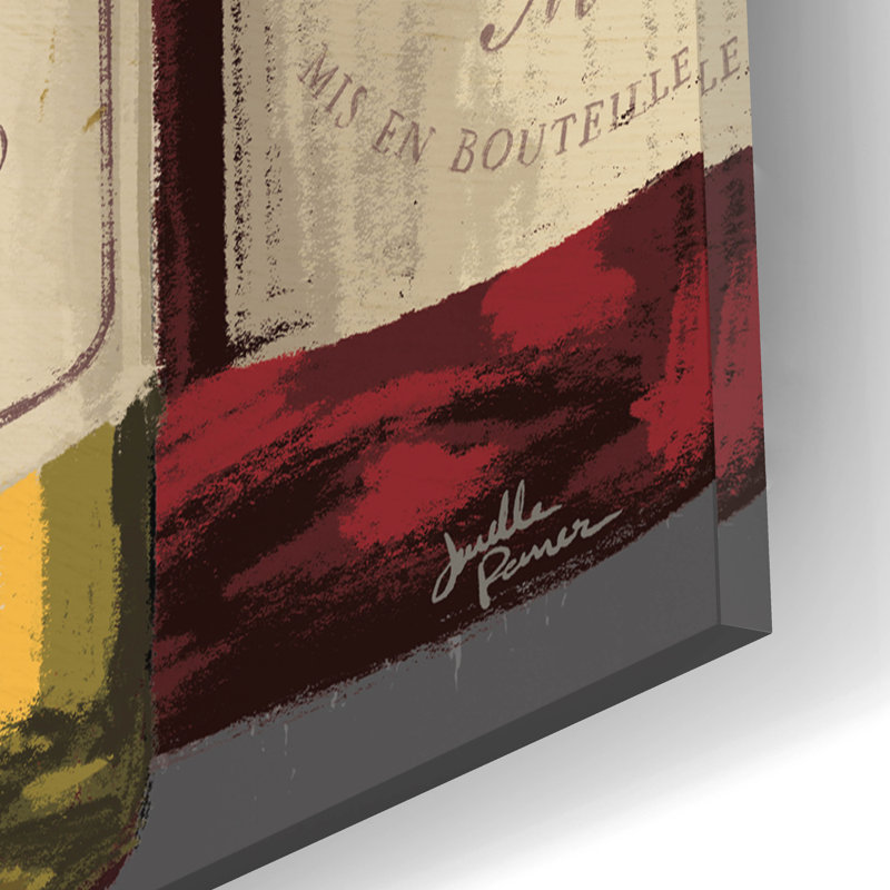«Wine Tustation» par Janelle Penner, H 12 po x l 12 po x P 0,13 po